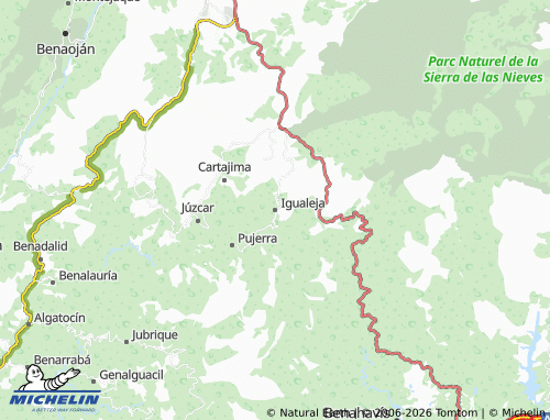 MICHELIN Igualeja map - ViaMichelin