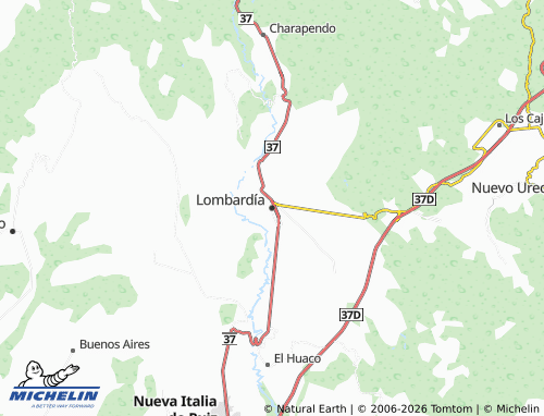 Mappa MICHELIN Lombardía - ViaMichelin