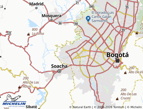 Carte MICHELIN El Danubio Azul - ViaMichelin