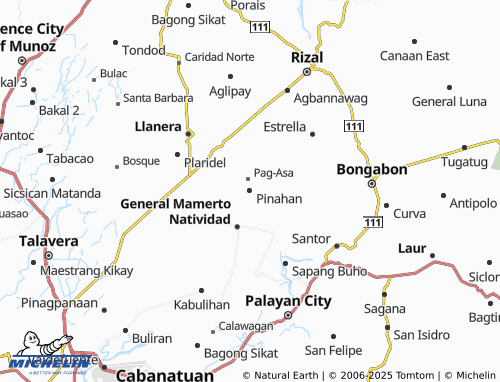 MICHELIN Pinahan map - ViaMichelin