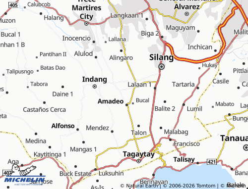 MICHELIN Barangay 5 map - ViaMichelin