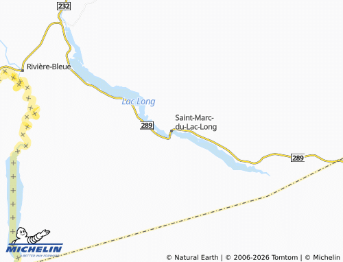 MICHELIN-Landkarte Saint-Marc-du-Lac-Long - ViaMichelin