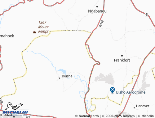 MICHELIN eMagqobhokeni map - ViaMichelin
