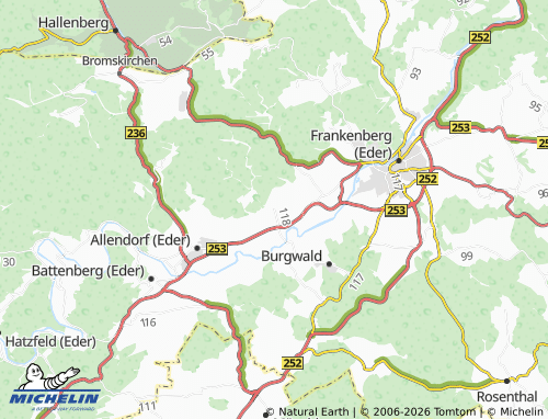 MICHELIN Haine map - ViaMichelin
