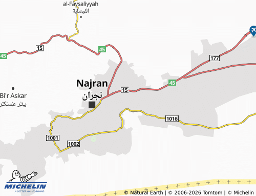 Carte MICHELIN al-Manjam - ViaMichelin