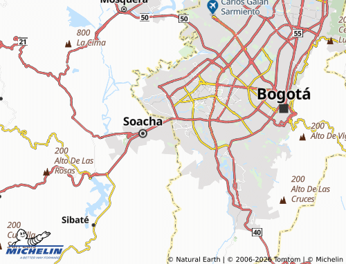 Mapa MICHELIN Minuto de Dios - ViaMichelin