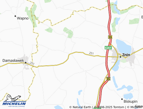 MICHELIN Słębowo map - ViaMichelin