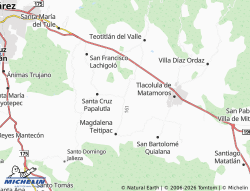 Mappa MICHELIN San Juan Guelavía - ViaMichelin