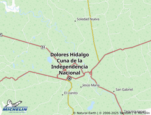 MICHELIN Río Laja map - ViaMichelin