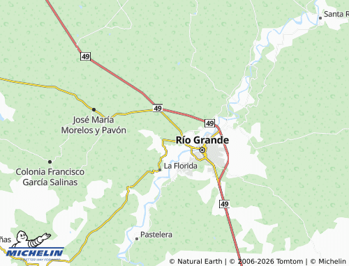 MICHELIN Ignacio Allende map - ViaMichelin