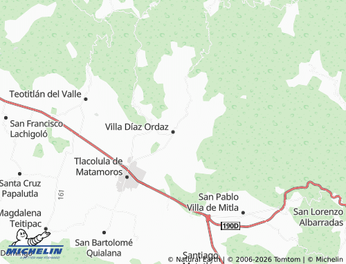 Mappa MICHELIN Villa Díaz Ordaz - ViaMichelin