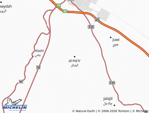 Carte MICHELIN al-Ha'ir - ViaMichelin