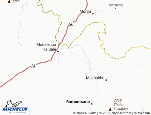 MICHELIN Ha Ramatsiliso map - ViaMichelin