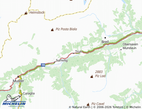 Mappa MICHELIN Gravas - ViaMichelin