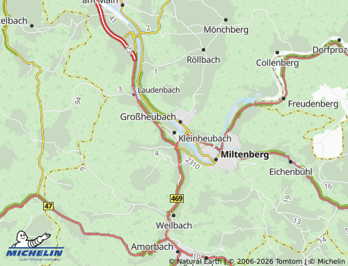Mapa MICHELIN Kleinheubach - ViaMichelin
