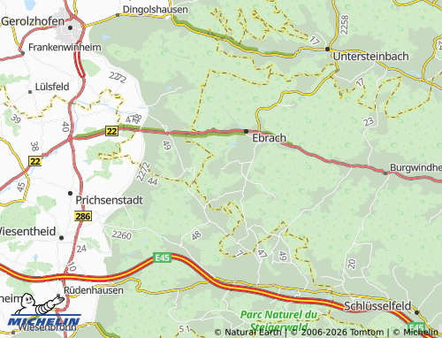 MICHELIN Kleingressingen map - ViaMichelin