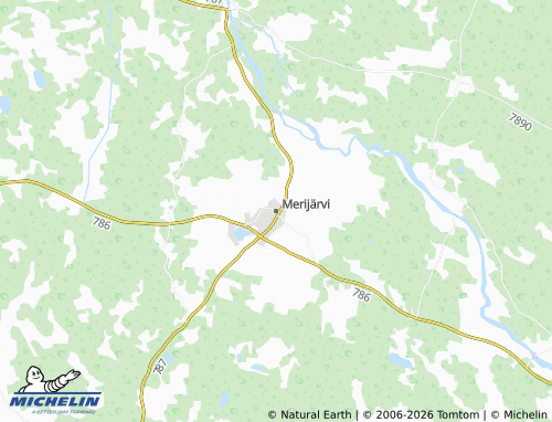 Carte MICHELIN Merijärvi - ViaMichelin