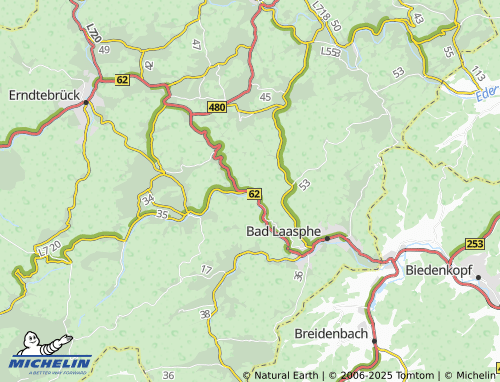 MICHELIN Saßmannshausen map - ViaMichelin
