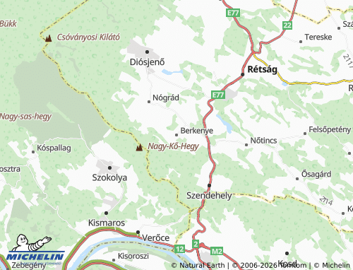 Mapa MICHELIN Berkenye - ViaMichelin
