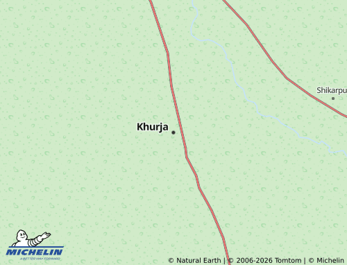 MICHELIN Khurja map - ViaMichelin