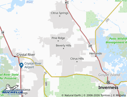 Mappa MICHELIN Beverly Hills - ViaMichelin