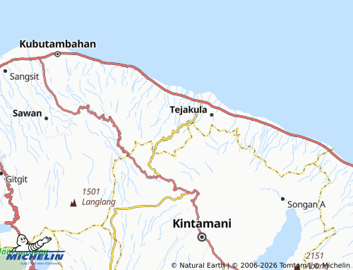 MICHELIN Madenan map - ViaMichelin