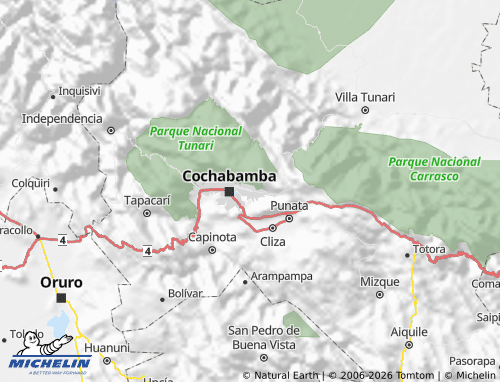MICHELIN Chapare map - ViaMichelin