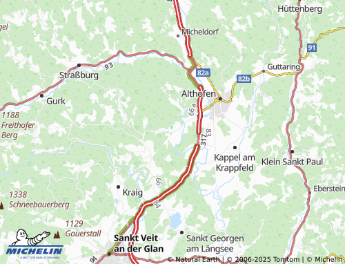 Mapa MICHELIN Treffling - ViaMichelin