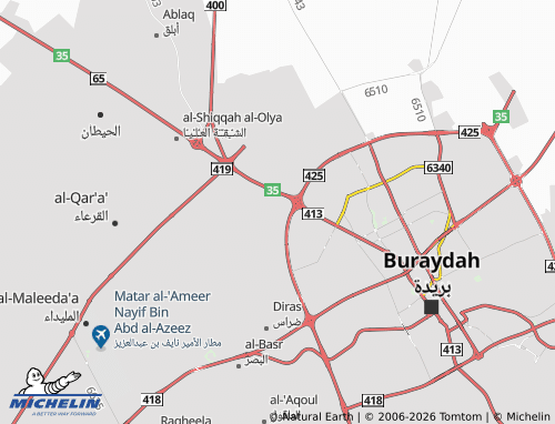 MICHELIN-Landkarte al-Mansourah - ViaMichelin