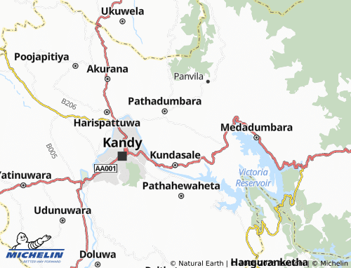 MICHELIN Hamindagoda map - ViaMichelin