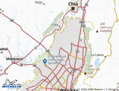 Carte MICHELIN Tibabuyes - ViaMichelin