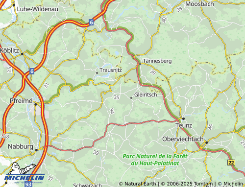 Mapa MICHELIN Bernhof - ViaMichelin