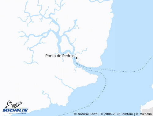 MICHELIN-Landkarte Ponta de Pedras - ViaMichelin