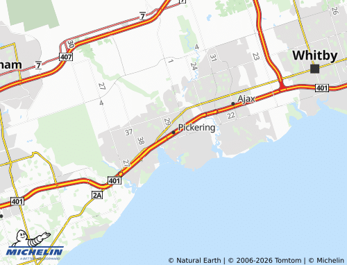 MICHELIN Pickering map - ViaMichelin