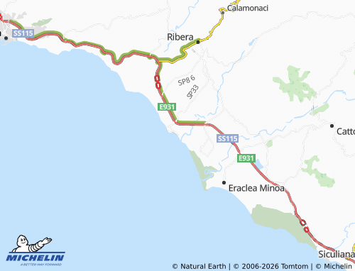 Mapa MICHELIN Secca Grande - ViaMichelin