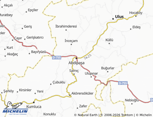 Mapa MICHELIN Abdipaşa - ViaMichelin