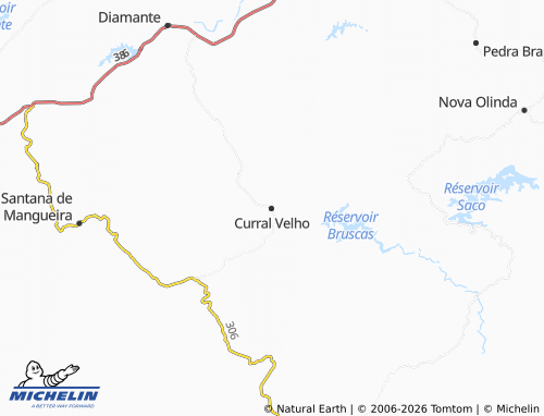 Mapa MICHELIN Curral Velho - ViaMichelin
