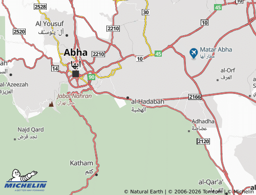 Carte MICHELIN al-Hadabah - ViaMichelin