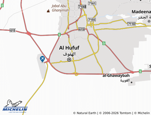 MICHELIN Al Hamra 3rd map - ViaMichelin
