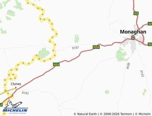 Mapa MICHELIN Smithborough - ViaMichelin