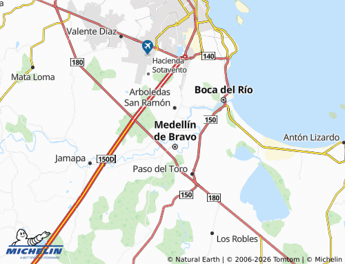 MICHELIN El Progreso map - ViaMichelin