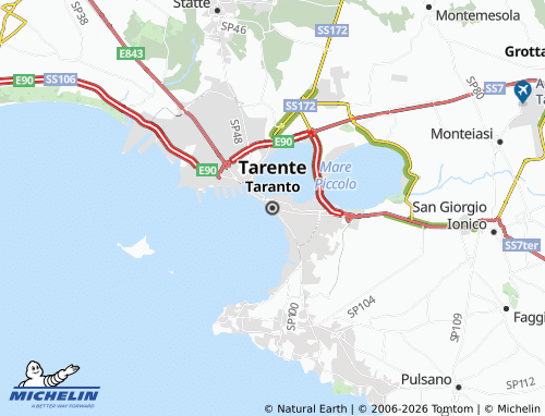MICHELIN-Landkarte Tarent - ViaMichelin