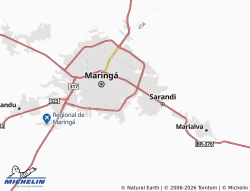 Mapa MICHELIN Zona 38 - ViaMichelin