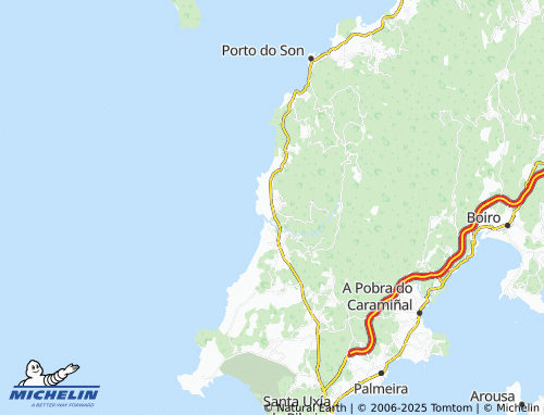 Mapa MICHELIN Caamaño (Santa María) - ViaMichelin