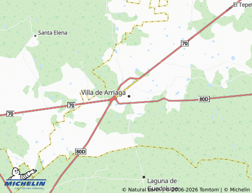 MICHELIN Niños Héroes map - ViaMichelin