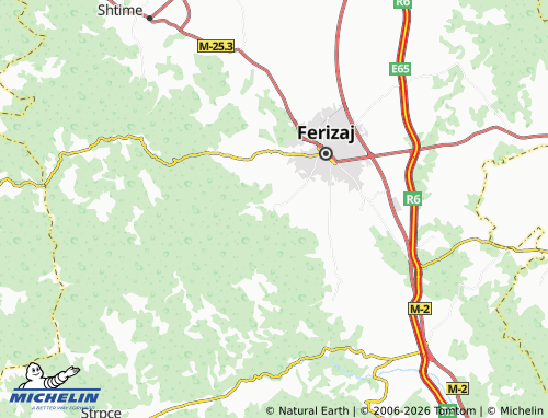 Carte MICHELIN Pleshinë - ViaMichelin