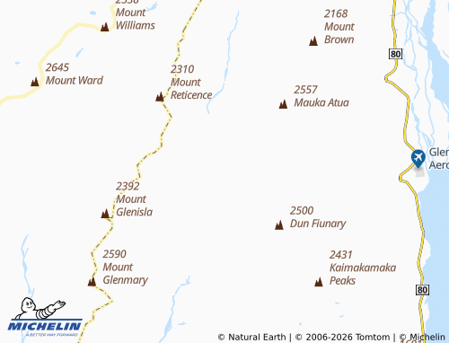 Mappa MICHELIN Dobson Valley - ViaMichelin