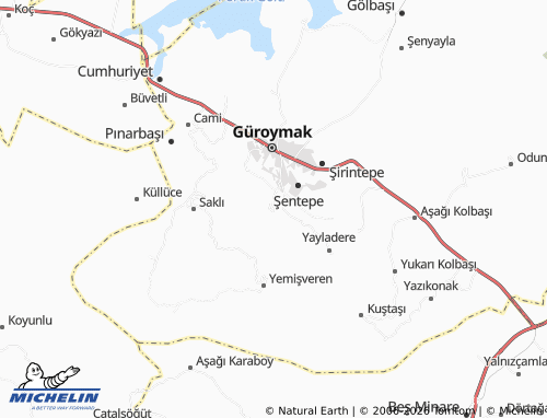Mappa MICHELIN Kaleli - ViaMichelin