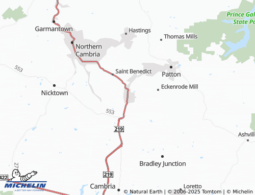MICHELIN Carrolltown map - ViaMichelin