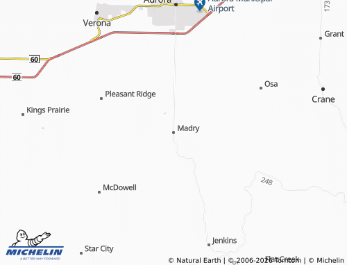 Carte MICHELIN Madry - ViaMichelin